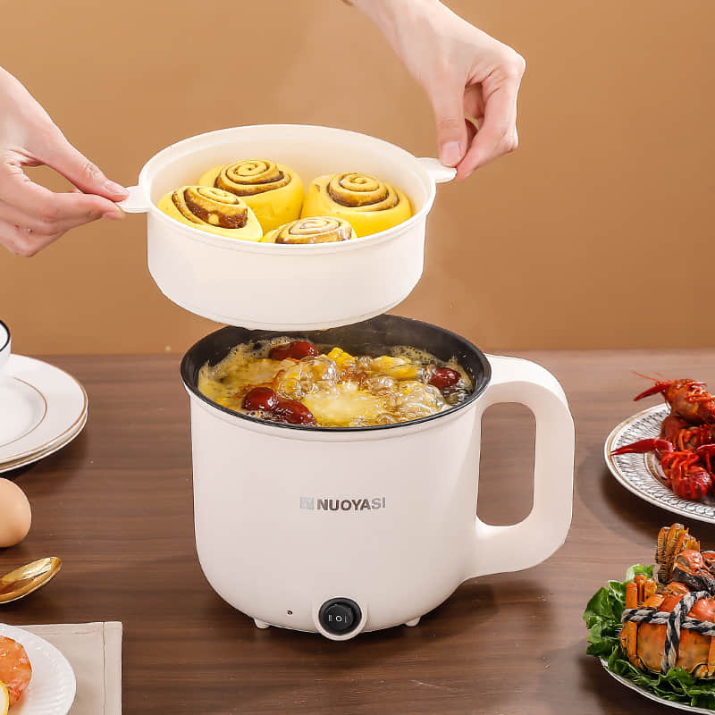 1.8 Liter Electric Cooking Pot with steamer 