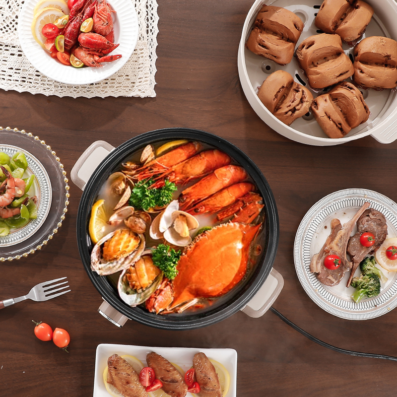 Wholesale Electric Cooking Pot Tempered Glass Lid