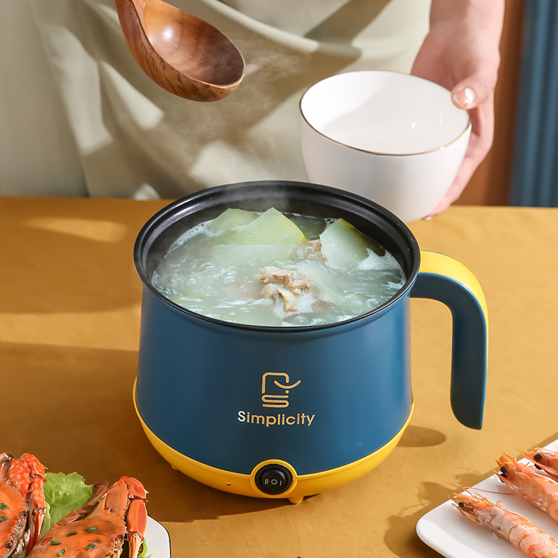 1.8 Liter Electric Cooking Pot for Rice Pot and Portable Electric Hot Pot