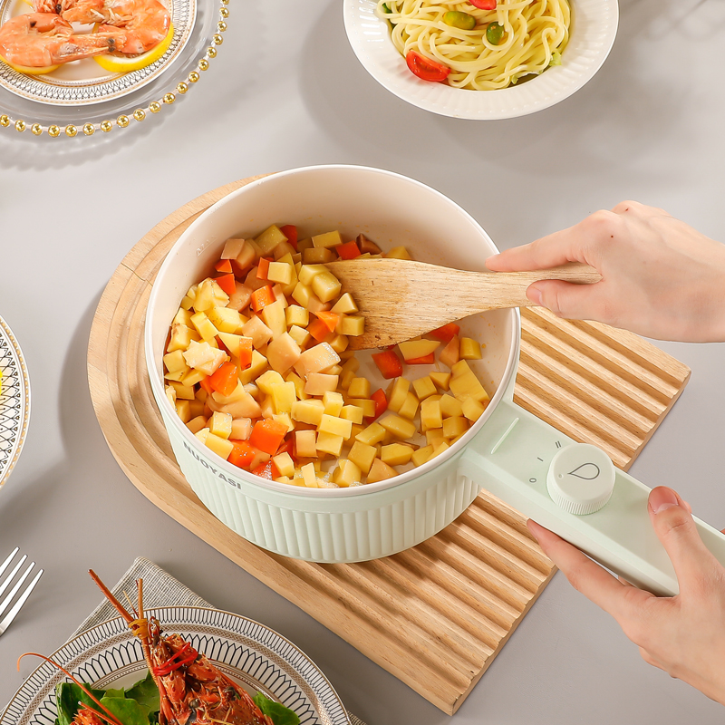 Electric Pot Large Capacity 2L Non-stick Strong Power 600W Multi-purpose with Steamer