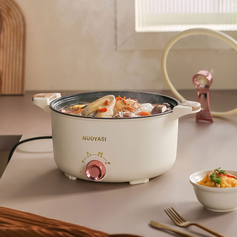 1000W 5L Large Capacity Electric Pressure Cookers Rice Cookers Wooden Kitchen Gift