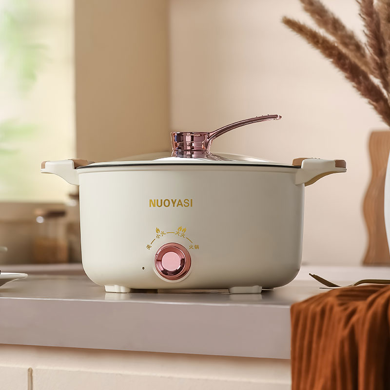 1000W 5L Large Capacity Electric Pressure Cookers Rice Cookers Wooden Kitchen Gift