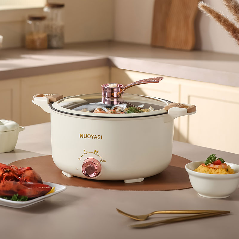 1000W 5L Large Capacity Electric Pressure Cookers Rice Cookers Wooden Kitchen Gift