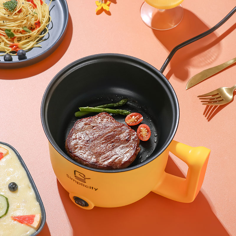 Dormitory Electric Rice Cooker With Steam 1.8 Liter and Household Electric Hot Pot