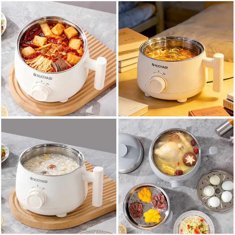 Electric Hot Pot Multifunction Triple Steam and Wholesale Electric rice cooking pot