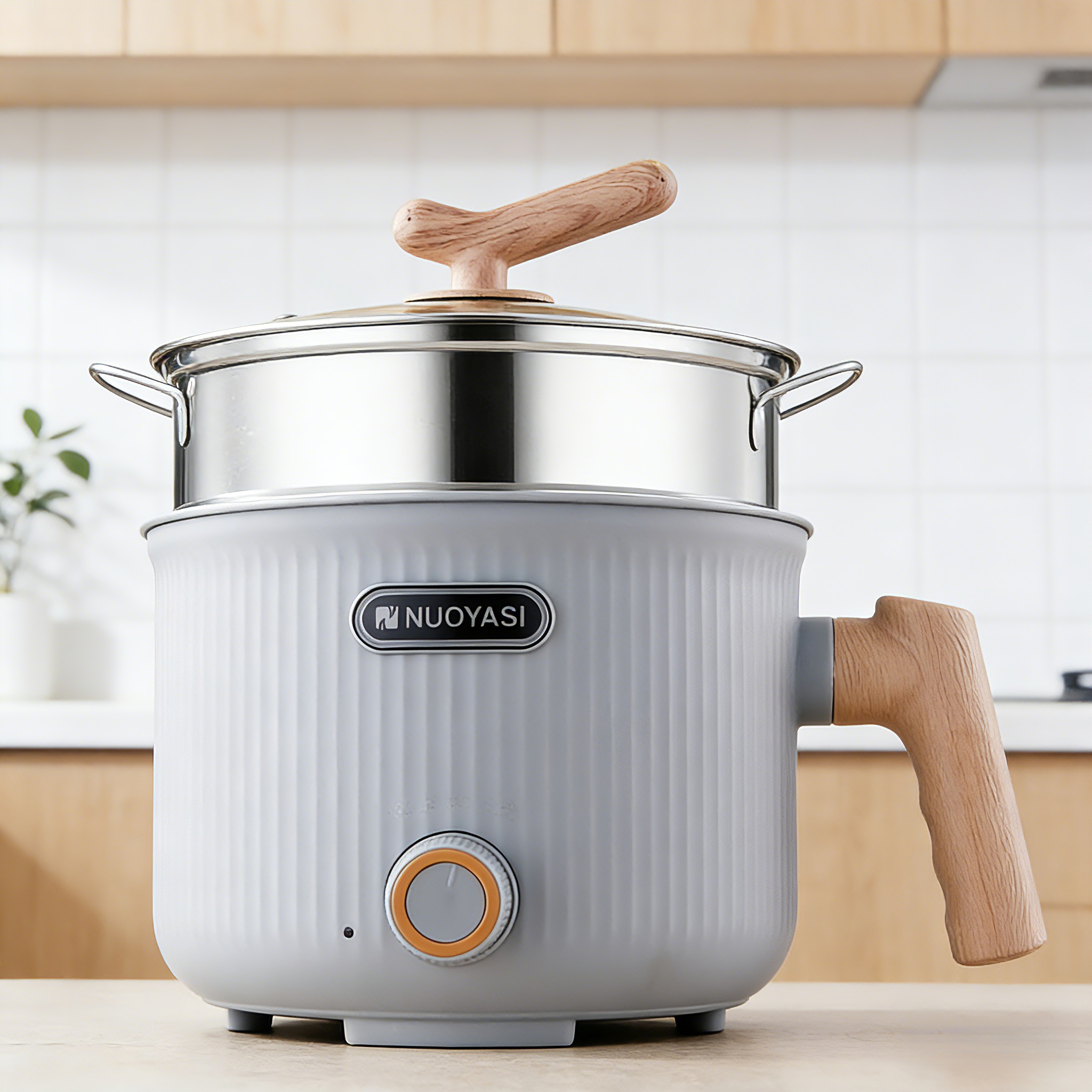 Manufacturing Electric Cooking Pot with steam and Temperated Glass Lid